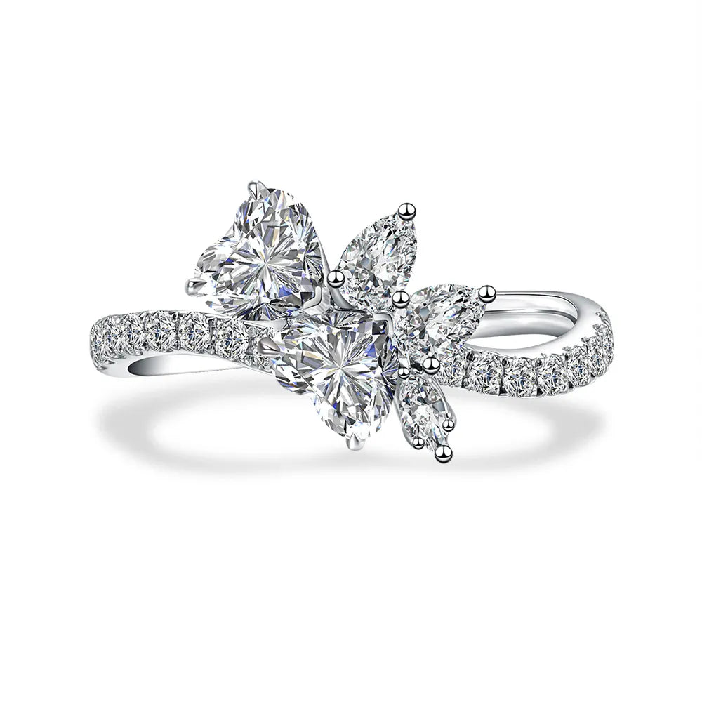 1.24 ctw Celestial Mixed-Cut Lab-Grown Diamond Ring in PT950 Platinum – APYFR0201-PT