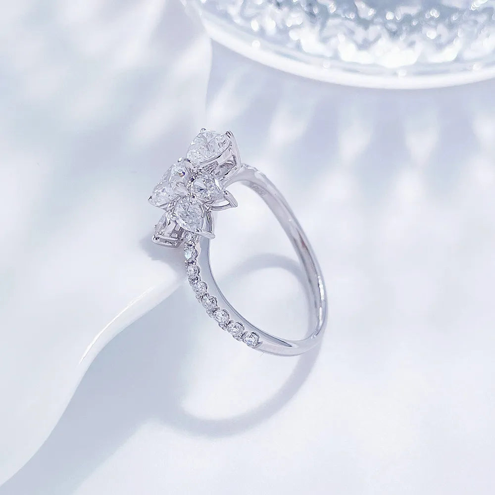 1.24 ctw Celestial Mixed-Cut Lab-Grown Diamond Ring in PT950 Platinum – APYFR0201-PT