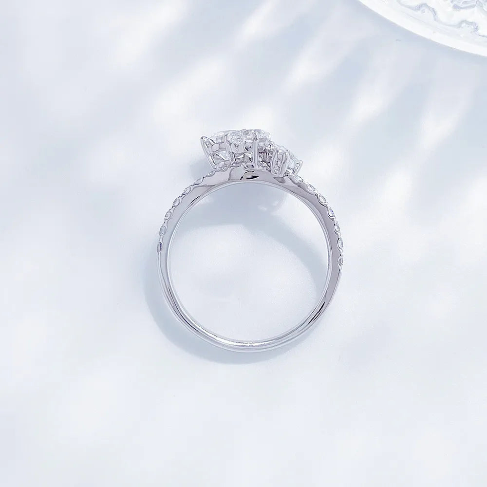 1.24 ctw Celestial Mixed-Cut Lab-Grown Diamond Ring in PT950 Platinum – APYFR0201-PT