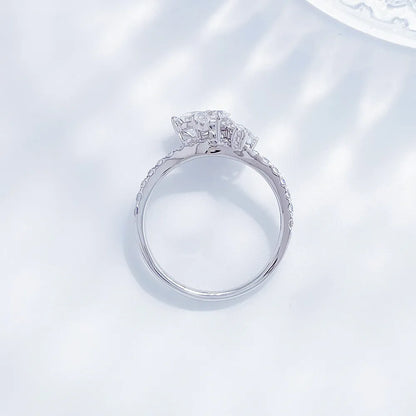 1.24 ctw Celestial Mixed-Cut Lab-Grown Diamond Ring in PT950 Platinum – APYFR0201-PT
