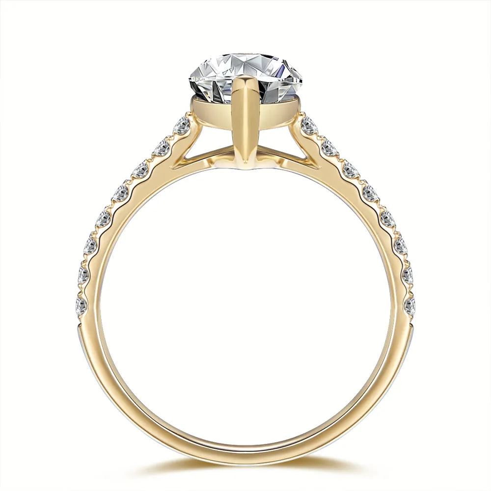 3.07 ct Marquise-Cut Lab-Grown Diamond Ring in 18K Yellow Gold – APYFR0208-Y