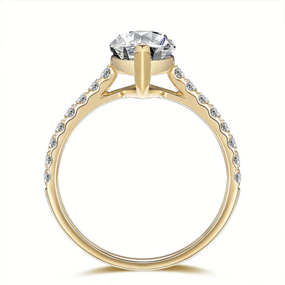 3.07 ct Marquise-Cut Lab-Grown Diamond Ring in 18K Yellow Gold – APYFR0208-Y