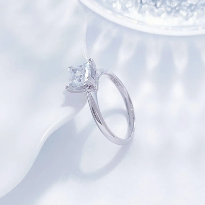 1.04 ct Minimalist Princess-Cut Lab-Grown Diamond Ring in PT950 Platinum – APYFR0214-PT