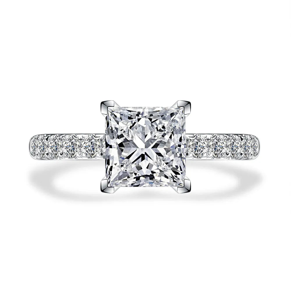 1.05 ct Princess-Cut Lab-Grown Diamond Ring in PT950 Platinum – APYFR0215-PT