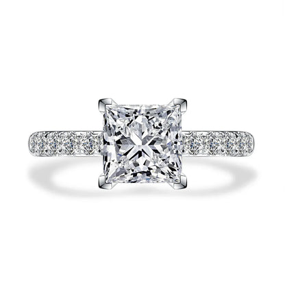 1.05 ct Princess-Cut Lab-Grown Diamond Ring in PT950 Platinum – APYFR0215-PT