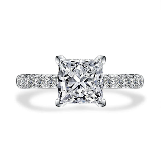 1.05 ct Princess-Cut Lab-Grown Diamond Ring in PT950 Platinum – APYFR0215-PT