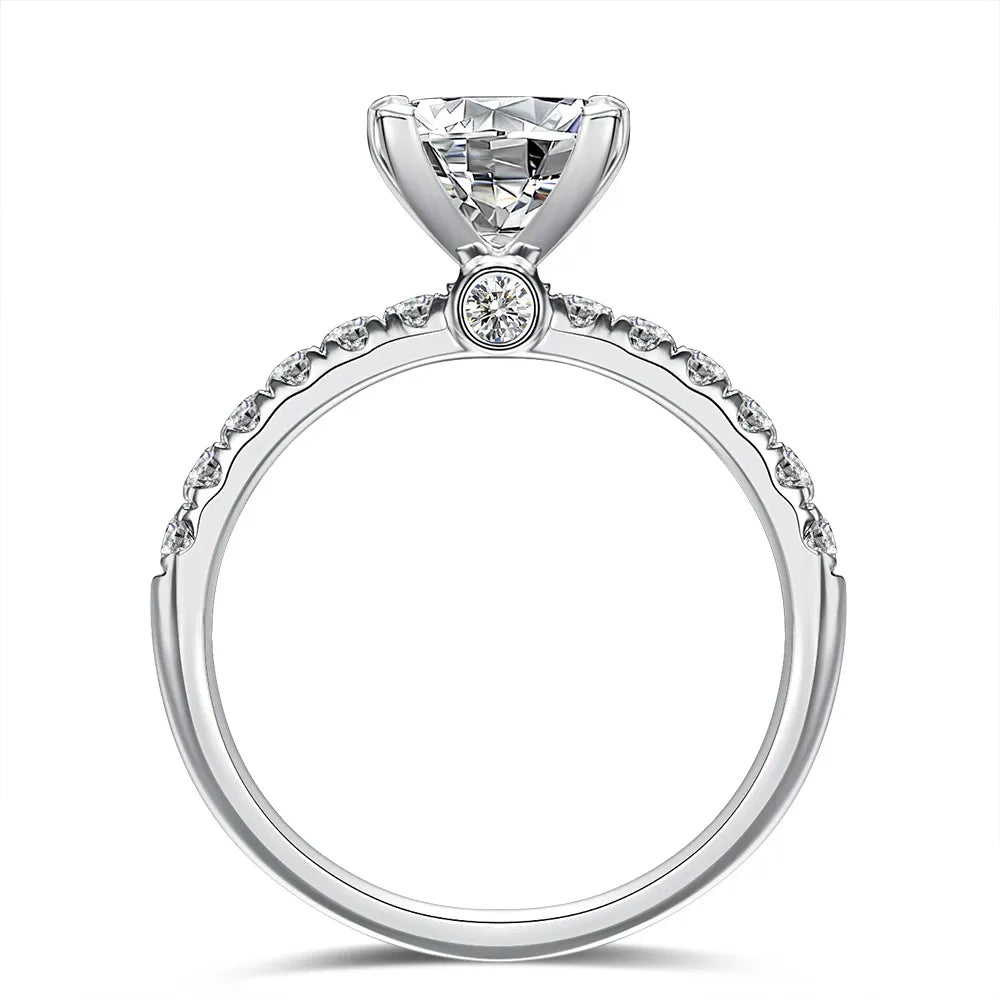 1.05 ct Princess-Cut Lab-Grown Diamond Ring in PT950 Platinum – APYFR0215-PT