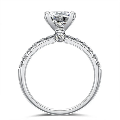 1.05 ct Princess-Cut Lab-Grown Diamond Ring in PT950 Platinum – APYFR0215-PT