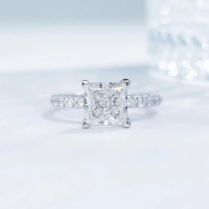 1.05 ct Princess-Cut Lab-Grown Diamond Ring in PT950 Platinum – APYFR0215-PT