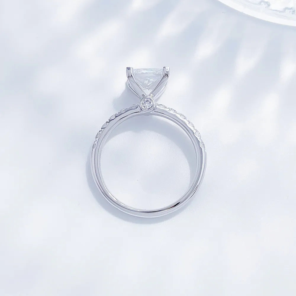 1.05 ct Princess-Cut Lab-Grown Diamond Ring in PT950 Platinum – APYFR0215-PT
