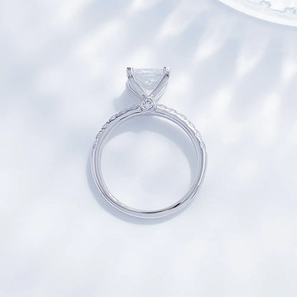 1.05 ct Princess-Cut Lab-Grown Diamond Ring in PT950 Platinum – APYFR0215-PT