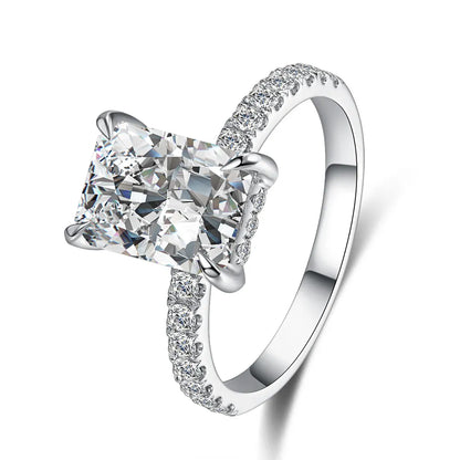 3.03 ct Statement Four-Prong Radiant-Cut Lab-Grown Diamond Ring in PT950 Platinum – APYFR0221-PT