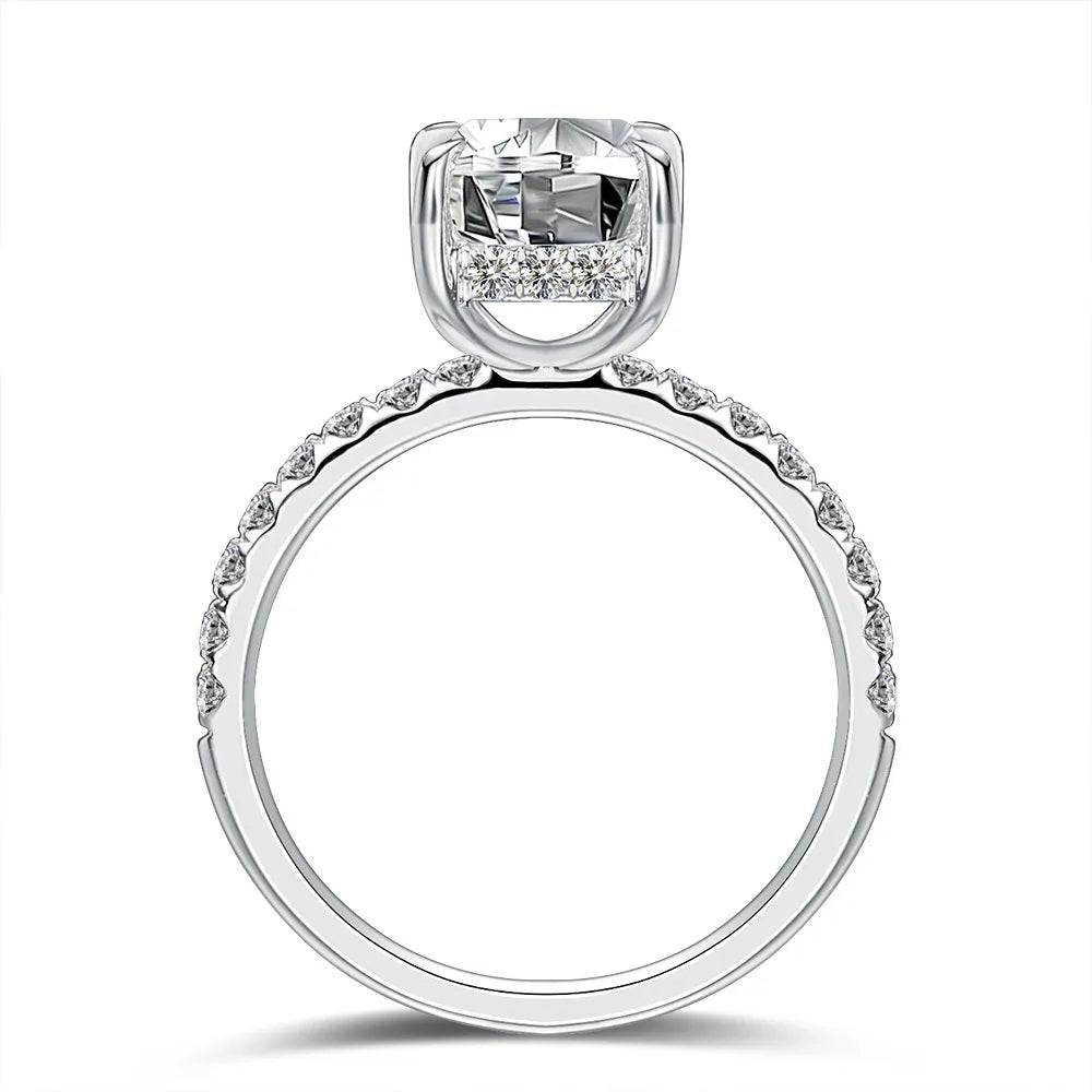 3.03 ct Statement Four-Prong Radiant-Cut Lab-Grown Diamond Ring in PT950 Platinum – APYFR0221-PT