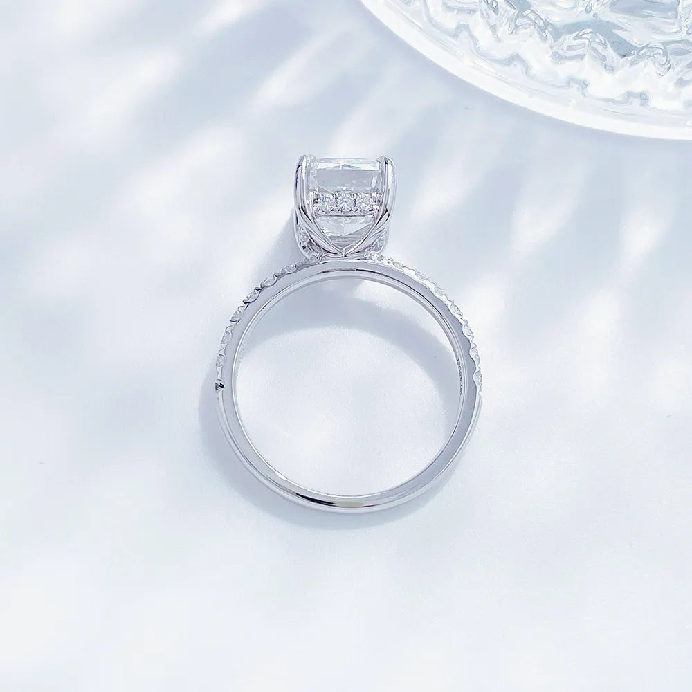 3.03 ct Statement Four-Prong Radiant-Cut Lab-Grown Diamond Ring in PT950 Platinum – APYFR0221-PT