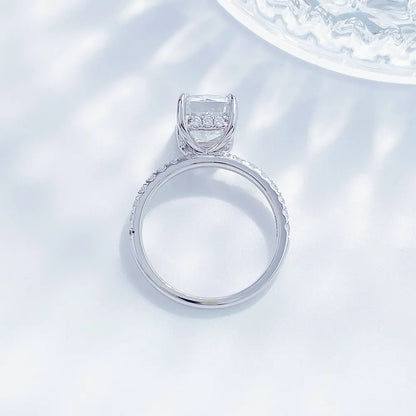 3.03 ct Statement Four-Prong Radiant-Cut Lab-Grown Diamond Ring in PT950 Platinum – APYFR0221-PT