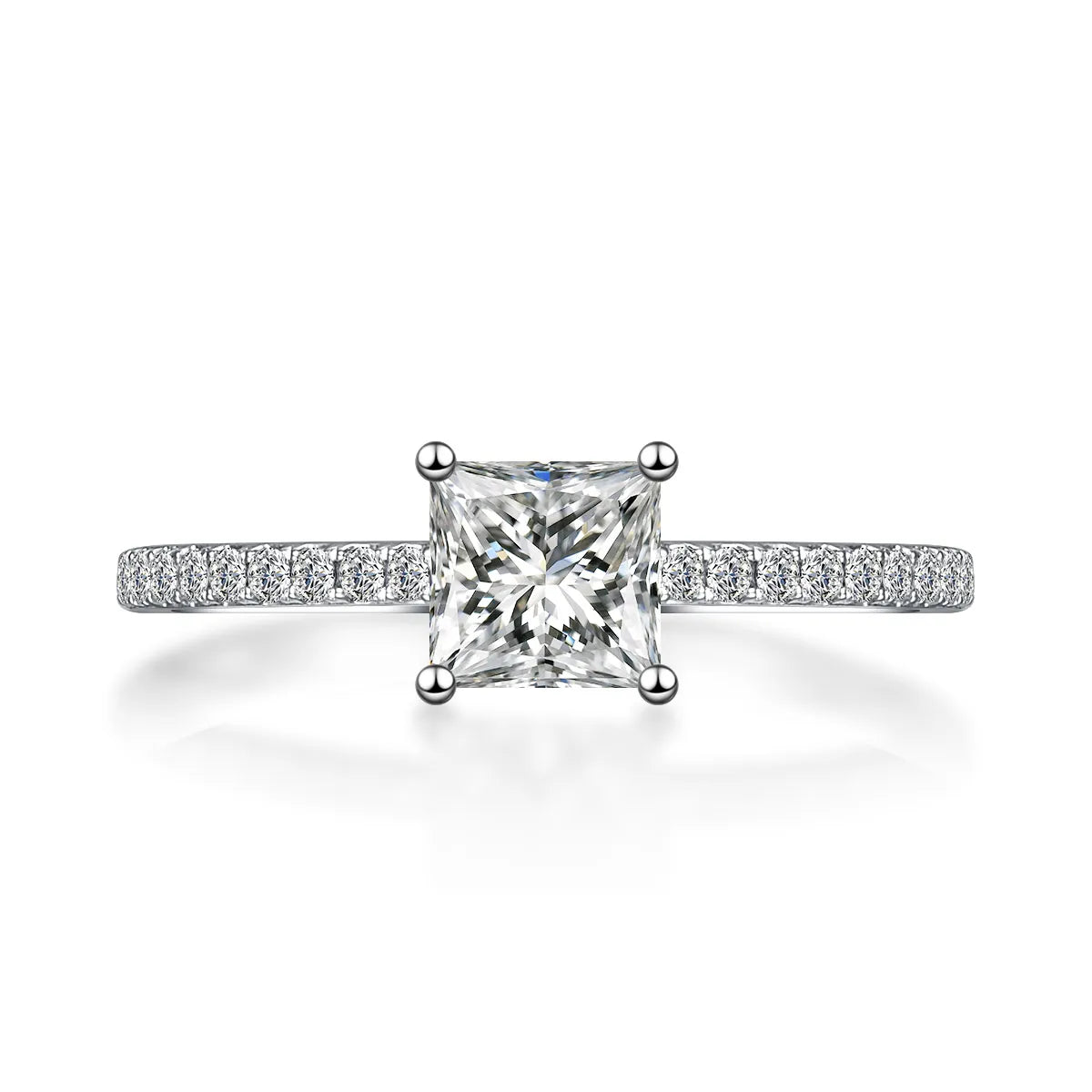 0.75 ct Princess-Cut Lab-Grown Diamond Ring in PT950 Platinum – APYFR0225-PT