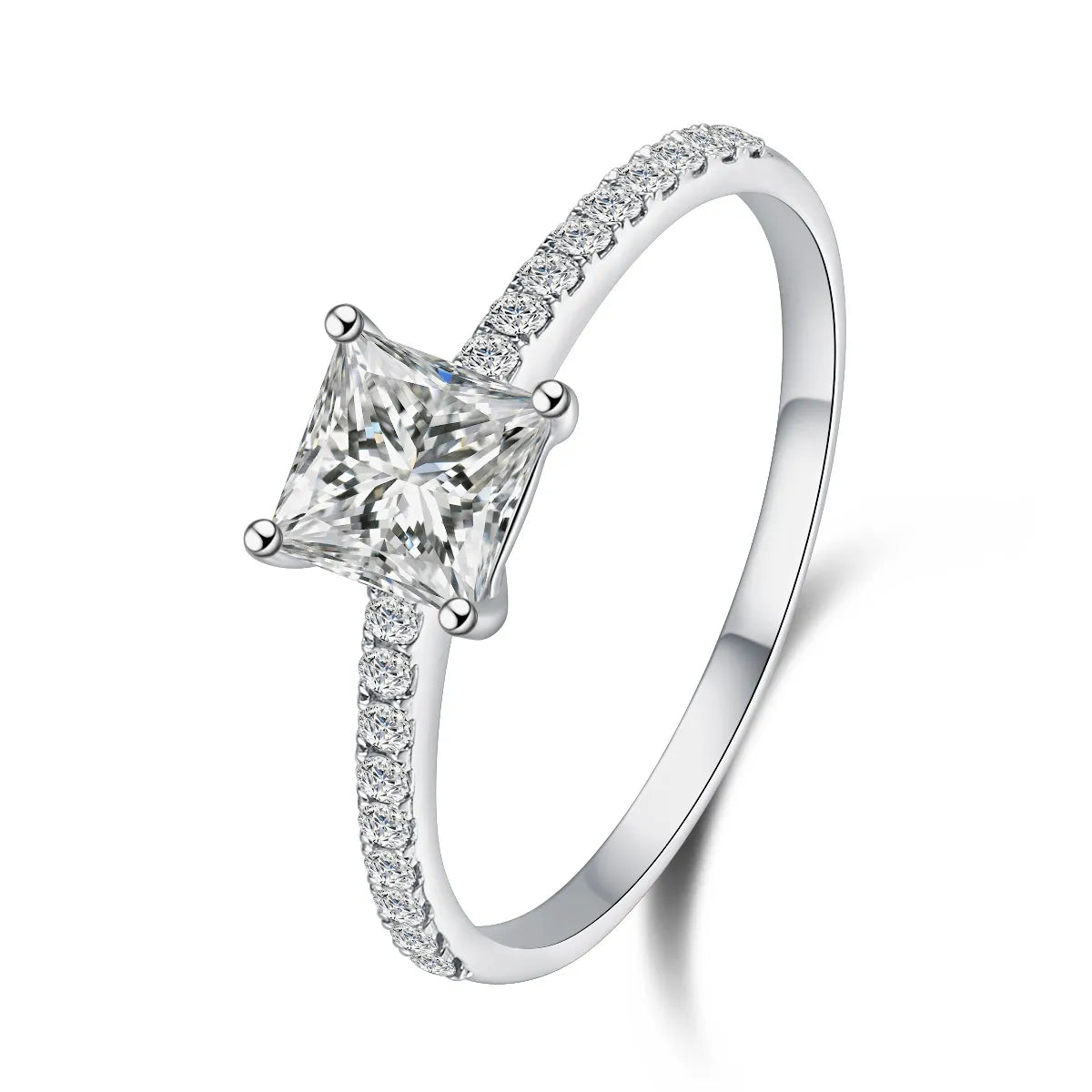 0.75 ct Princess-Cut Lab-Grown Diamond Ring in PT950 Platinum – APYFR0225-PT