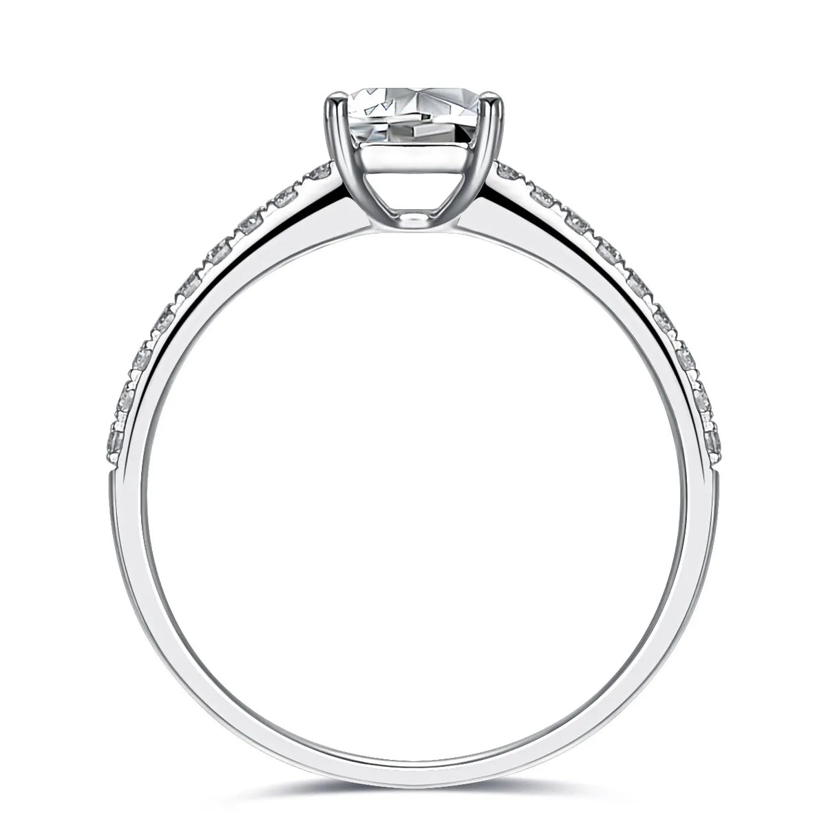 0.75 ct Princess-Cut Lab-Grown Diamond Ring in PT950 Platinum – APYFR0225-PT