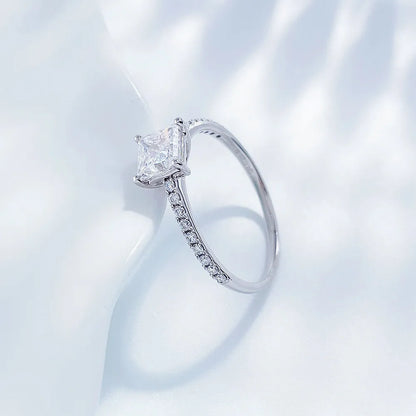 0.75 ct Princess-Cut Lab-Grown Diamond Ring in PT950 Platinum – APYFR0225-PT
