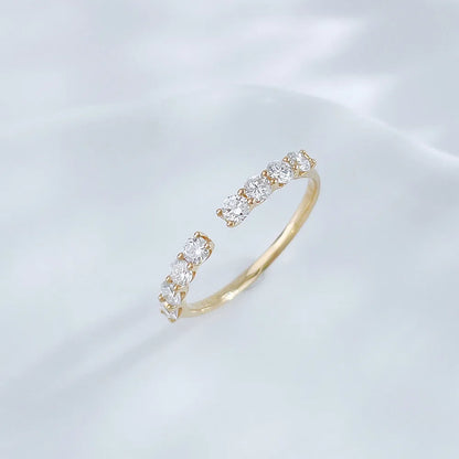 0.45 ctw Celestial Round-Cut Lab-Grown Diamond Band in 18K Yellow Gold – APYFR0240-Y