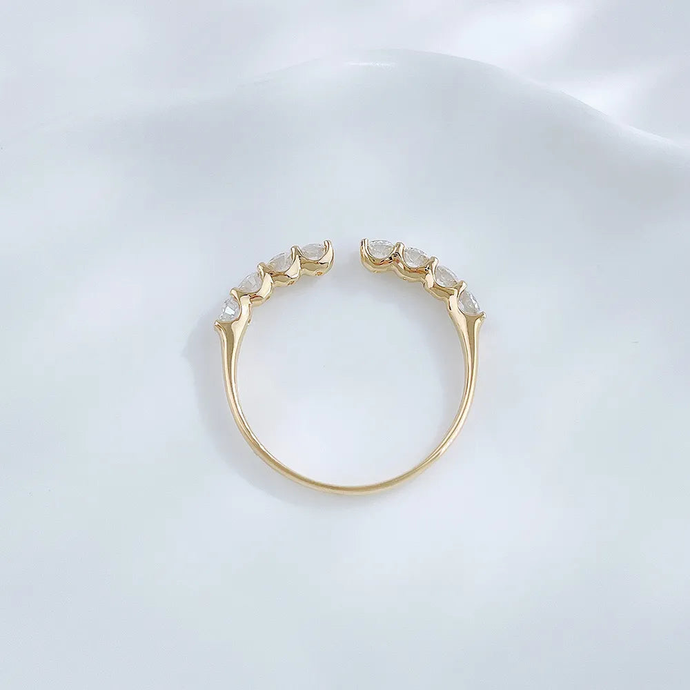 0.45 ctw Celestial Round-Cut Lab-Grown Diamond Band in 18K Yellow Gold – APYFR0240-Y