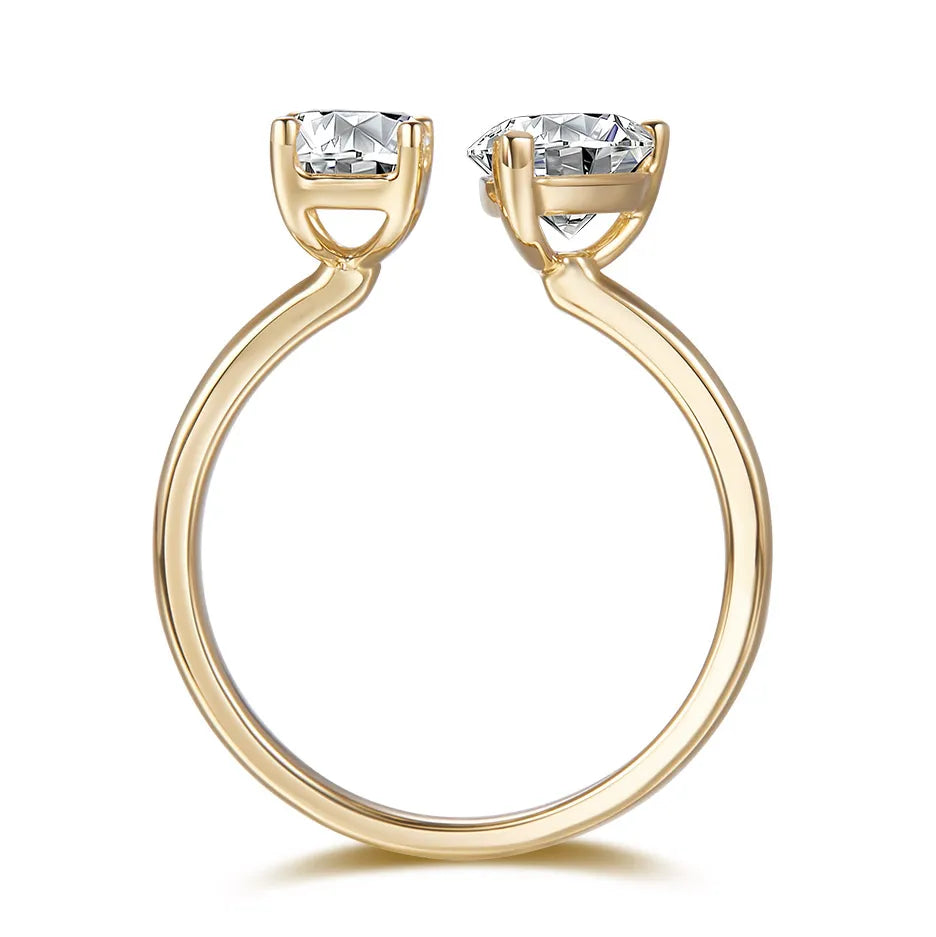 2.06 ctw Mixed-Cut Lab-Grown Diamond Ring in 18K Yellow Gold – APYFR0245-Y