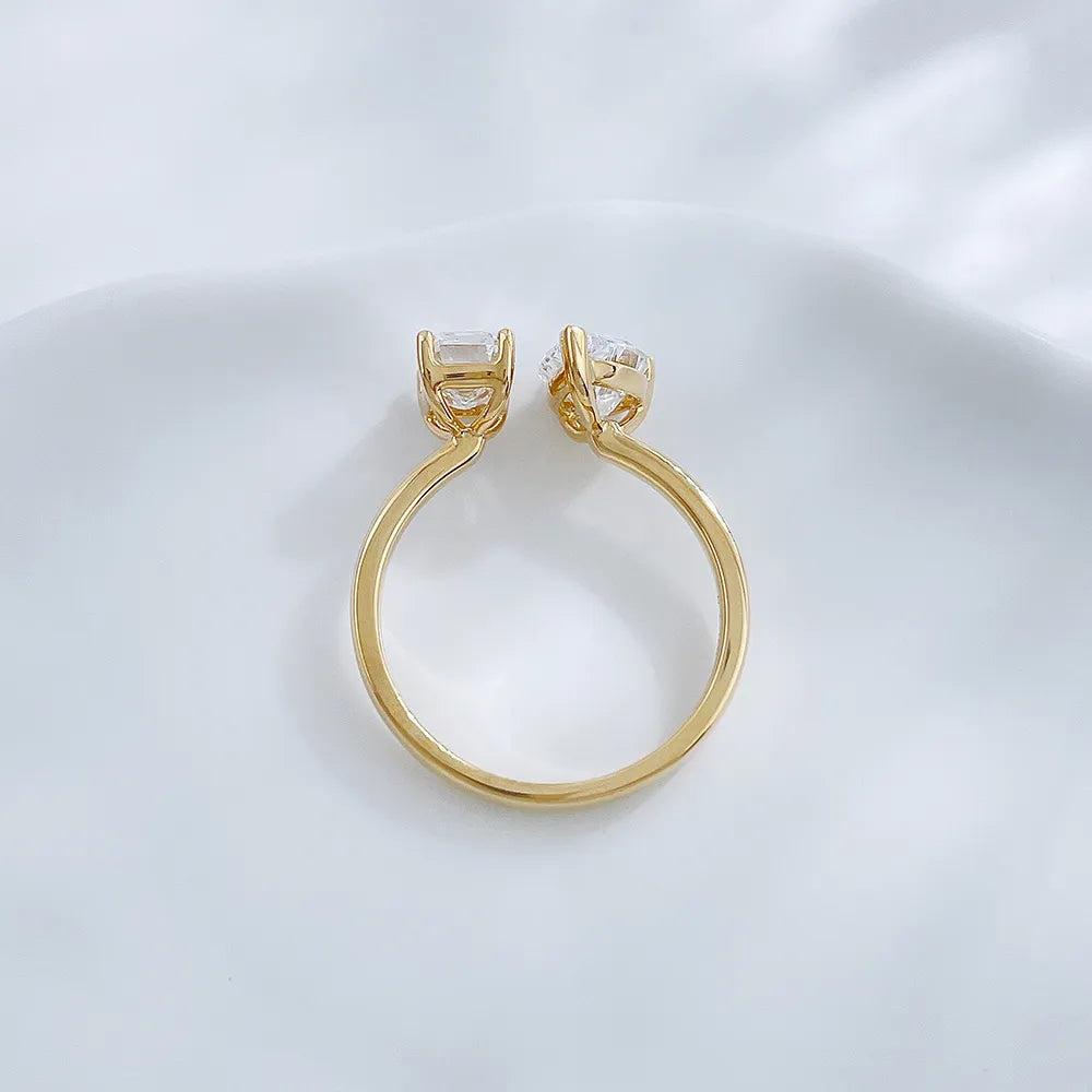 2.06 ctw Mixed-Cut Lab-Grown Diamond Ring in 18K Yellow Gold – APYFR0245-Y