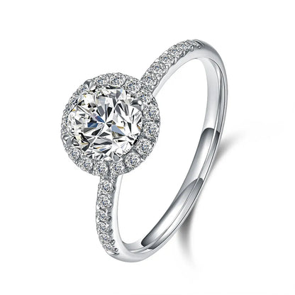 2.06 ct Classic Four-Prong Round-Cut Lab-Grown Diamond Ring in PT950 Platinum