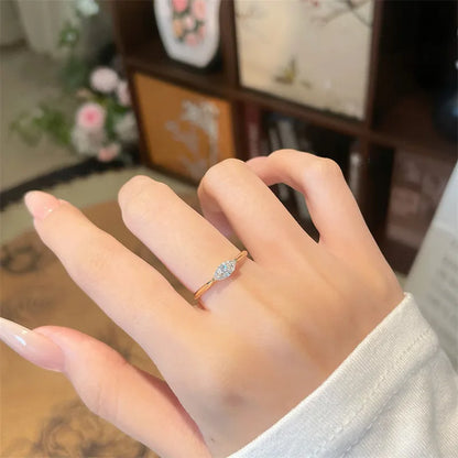 0.33 ct Minimalist Marquise-Cut Lab-Grown Diamond Ring in 18K Yellow Gold – APYFR0250-Y