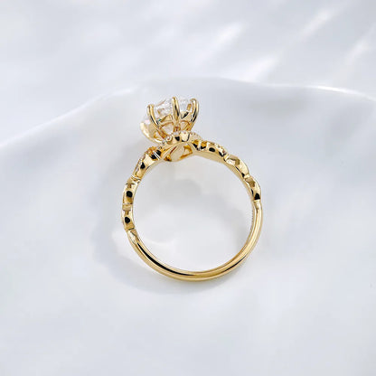 2.73 ct Six-Prong Marquise-Cut Lab-Grown Diamond Ring in 18K Yellow Gold