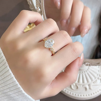 2.73 ct Six-Prong Marquise-Cut Lab-Grown Diamond Ring in 18K Yellow Gold