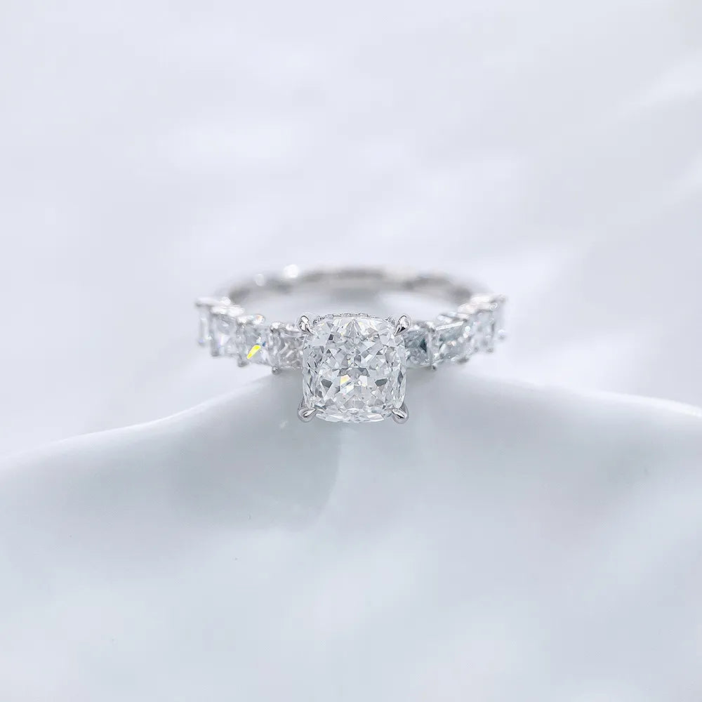 2.03 ct Celestial Four-Prong Princess-Cut Lab-Grown Diamond Ring in PT950 Platinum – APYFR0254-PT