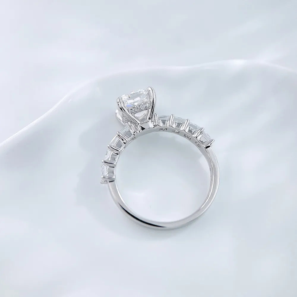 2.03 ct Celestial Four-Prong Princess-Cut Lab-Grown Diamond Ring in PT950 Platinum – APYFR0254-PT