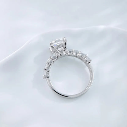2.03 ct Celestial Four-Prong Princess-Cut Lab-Grown Diamond Ring in PT950 Platinum – APYFR0254-PT