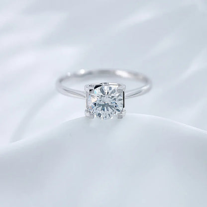 1.03 ct Celestial Four-Prong Round-Cut Lab-Grown Diamond Ring in PT950 Platinum – APYFR0256-PT