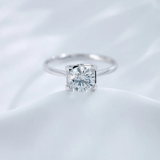 1.03 ct Celestial Four-Prong Round-Cut Lab-Grown Diamond Ring in PT950 Platinum – APYFR0256-PT