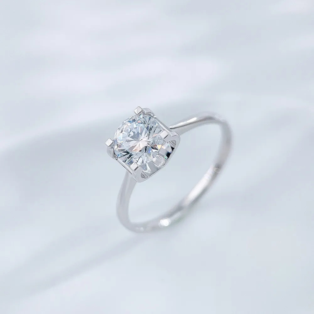 1.03 ct Celestial Four-Prong Round-Cut Lab-Grown Diamond Ring in PT950 Platinum – APYFR0256-PT