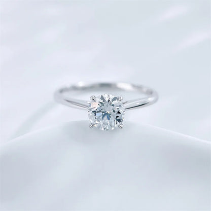 1.09 ct Celestial Four-Prong Round-Cut Lab-Grown Diamond Ring in PT950 Platinum – APYFR0258-PT