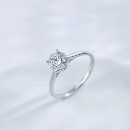 1.09 ct Celestial Four-Prong Round-Cut Lab-Grown Diamond Ring in PT950 Platinum – APYFR0258-PT