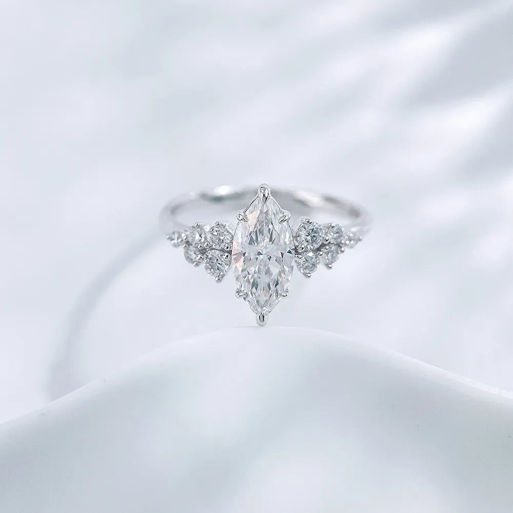 1.15 ct Celestial Marquise-Cut Lab-Grown Diamond Ring in PT950 Platinum – APYFR0260-PT