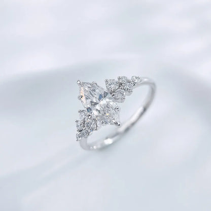 1.15 ct Celestial Marquise-Cut Lab-Grown Diamond Ring in PT950 Platinum – APYFR0260-PT