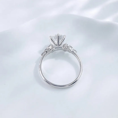 1.02 ct Celestial Six-Prong Round-Cut Lab-Grown Diamond Ring in PT950 Platinum – APYFR0261-PT