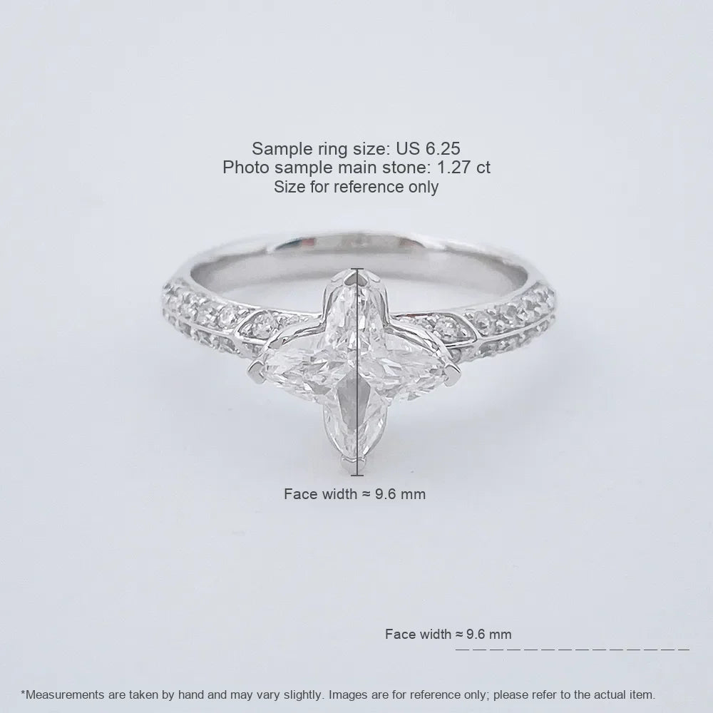 1.27 ct Celestial Marquise-Cut Lab-Grown Diamond Ring in PT950 Platinum – APYFR0262-PT
