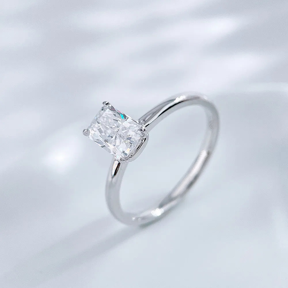 1.03 ct Celestial Four-Prong Princess-Cut Lab-Grown Diamond Ring in PT950 Platinum – APYFR0267-PT