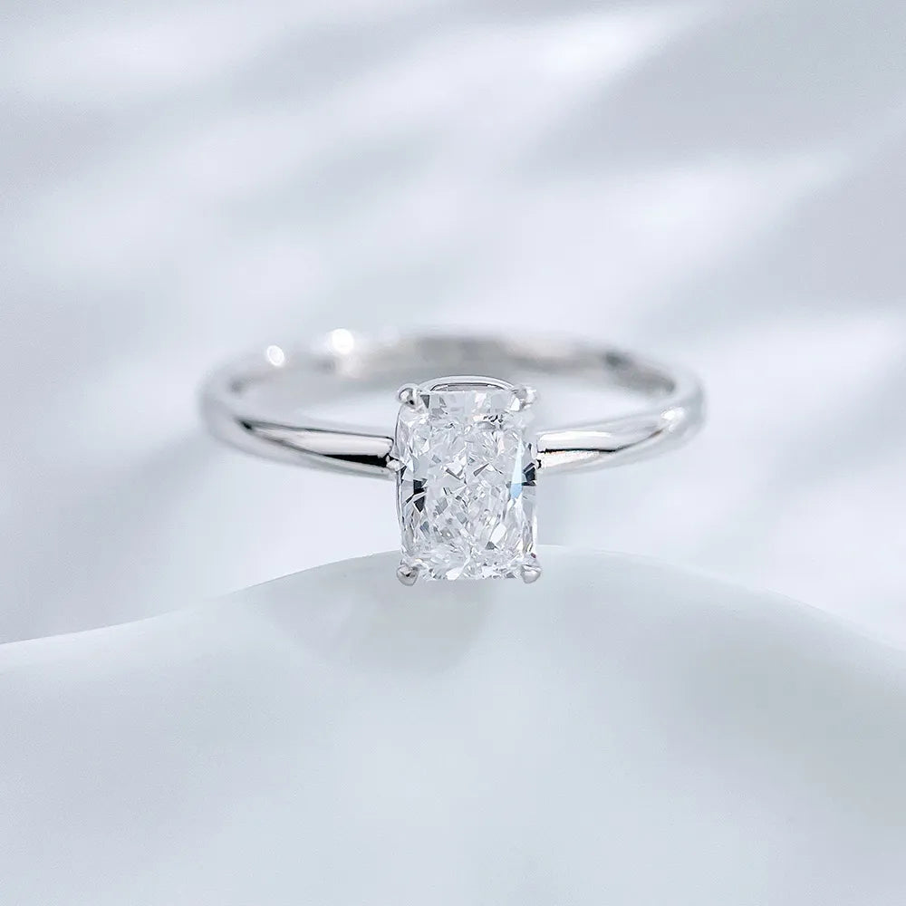 1.03 ct Celestial Four-Prong Princess-Cut Lab-Grown Diamond Ring in PT950 Platinum – APYFR0267-PT