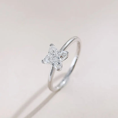 1.19 ct Celestial Four-Prong Mixed-Cut Lab-Grown Diamond Ring in PT950 Platinum