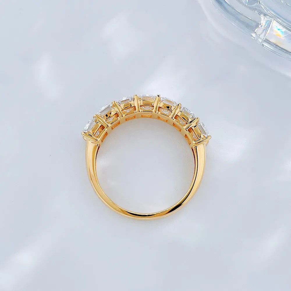 2.48 ctw Emerald-Cut Lab-Grown Diamond Band in 18K Yellow Gold – APYFR0272-Y