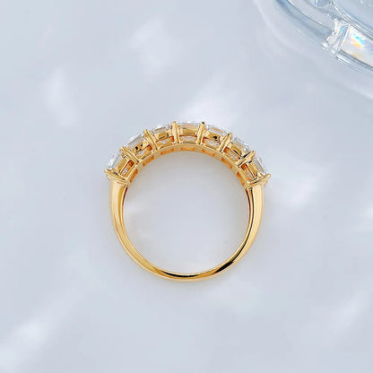 2.48 ctw Emerald-Cut Lab-Grown Diamond Band in 18K Yellow Gold – APYFR0272-Y