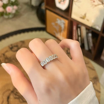 2.48 ctw Emerald-Cut Lab-Grown Diamond Band in 18K Yellow Gold – APYFR0272-Y
