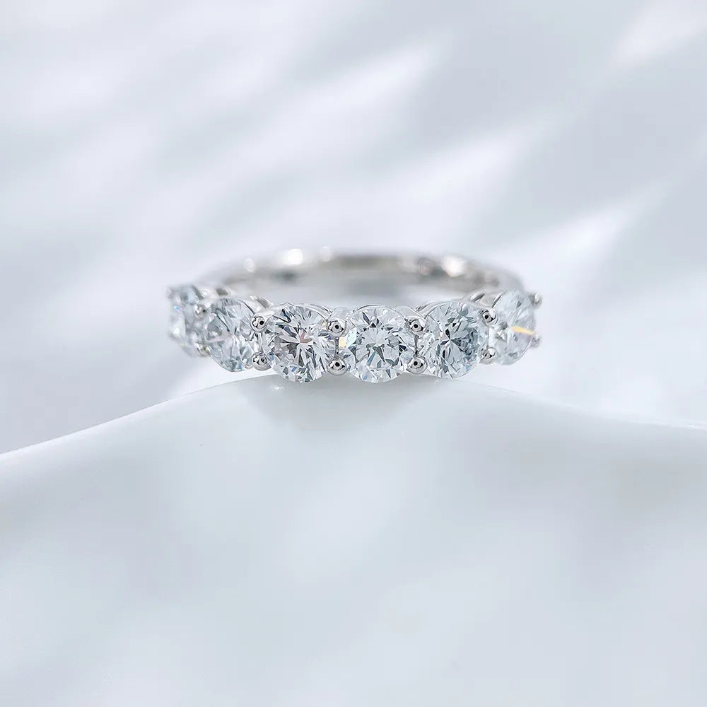 1.89 ctw Celestial Round-Cut Lab-Grown Diamond Band in PT950 Platinum – APYFR0273-PT